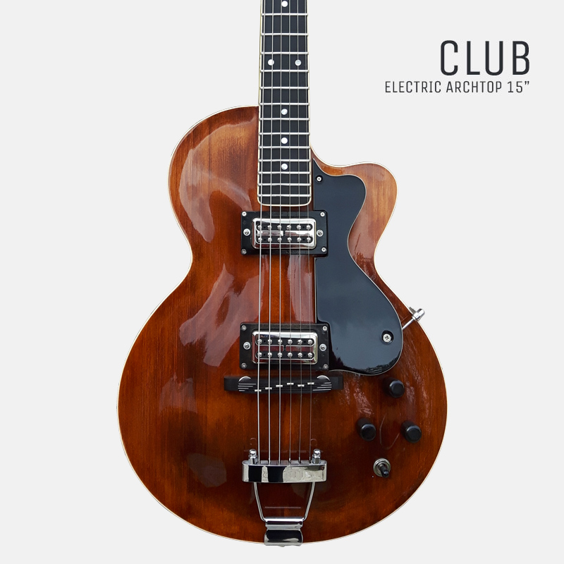 a great electric archtop guitar 15" from sabolovic Lutherue : Club model