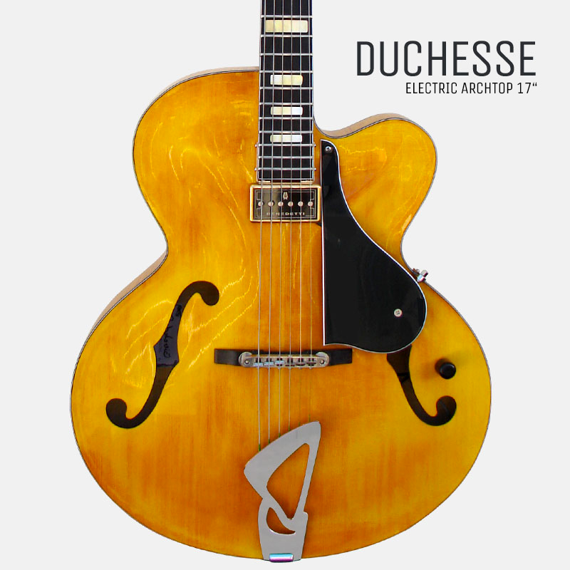 The Sabolovic Duchesse is a thin electric archtop guitar offering the perfect compromise on the sound.
